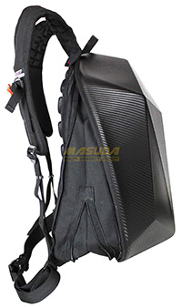 BOLSA MOCHILA IMPERMEABLE COLOR FIBRA CARBONO 30L