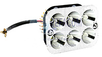 FARO LED RECTANGULAR P/MOTO DC 10-95V 30W