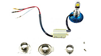 FARO LED P/MOTO DC 10-95V 24W BLUE COLOR