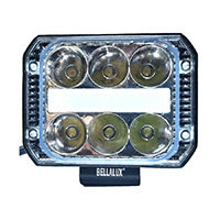 FARO AUX. HYPER 6LED OJO ANGEL BLANCA 10-80V 3200